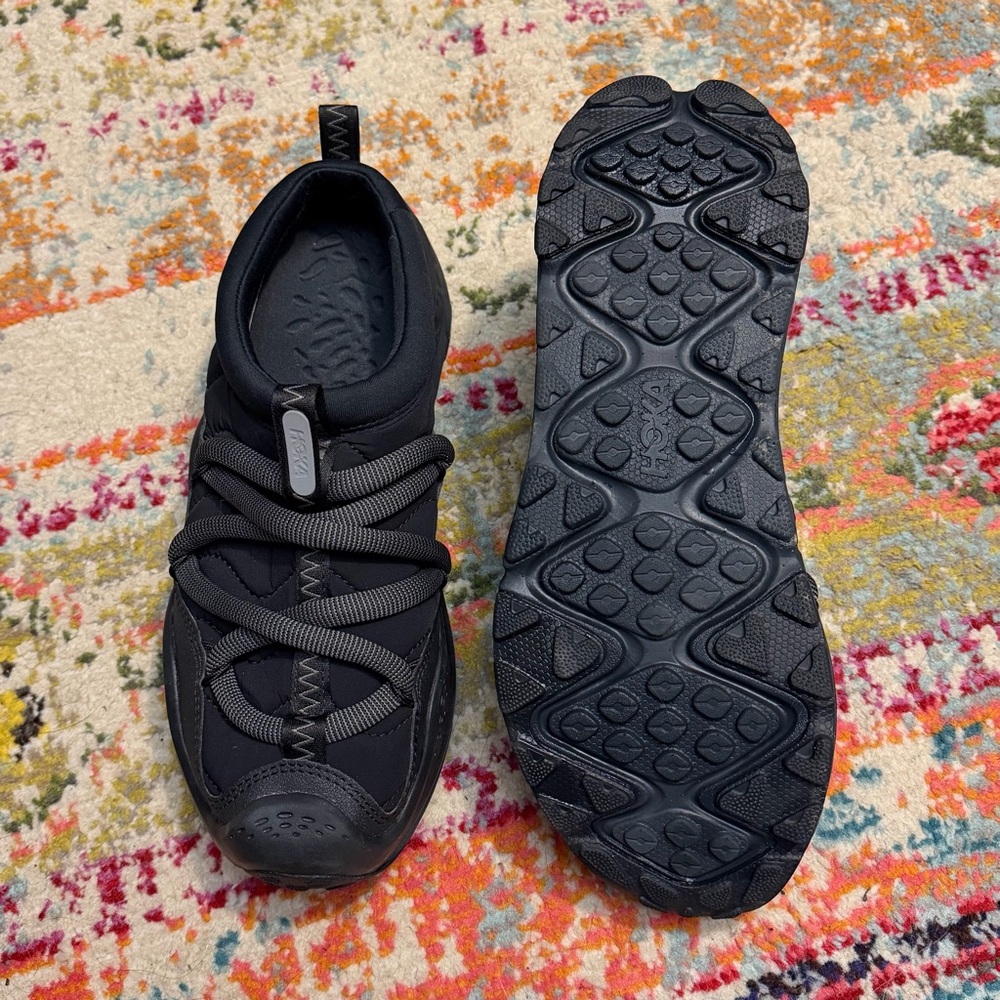 Hoka One Ora Primo Black Recovery Shoe Women’s Size 10.5 - Picture 2 of 6